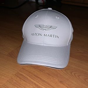 Aston Martin baseball cap white
